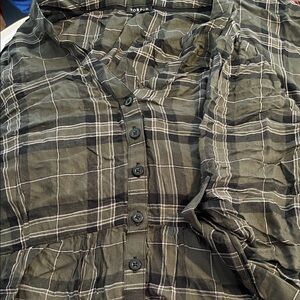 Torrid plaid high low dress. Size 3 plus